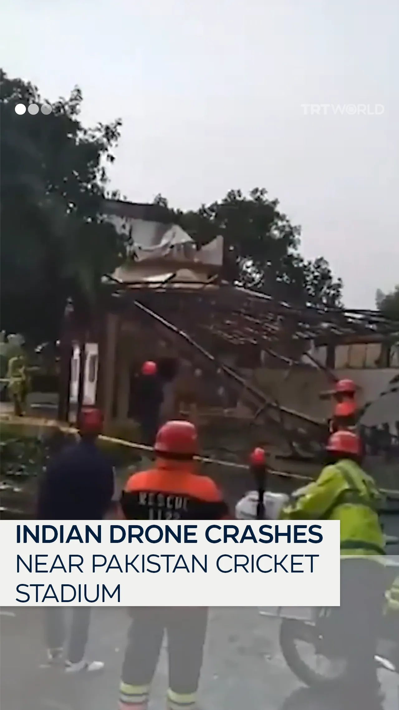 Indian drone crashes near Pakistan cricket stadium